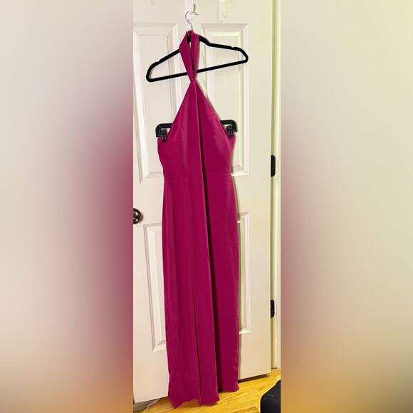 Amanda Uprichard Magenta Queen Maxi Gown - Picture 4 of 5